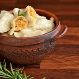 Cabbage and white mushroom pierogy Frozen