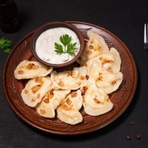 Potato and bacon pierogy