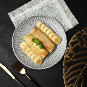 Banana and Condence Milk Crepes Frozen